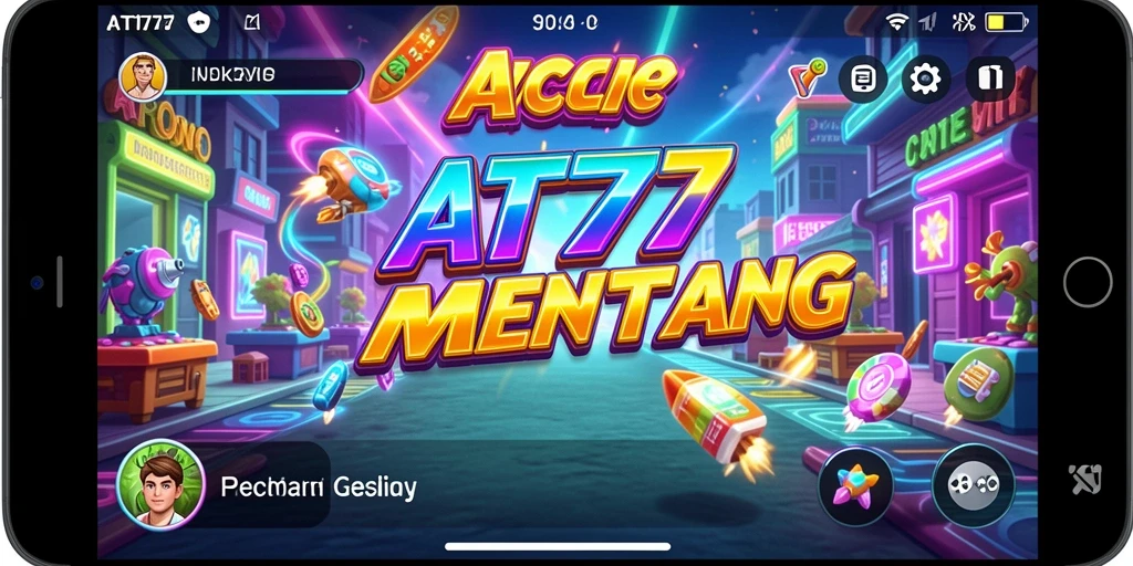 Screenshot permainan AT777 menampilkan aksi seru dan tantangan arcade yang mendebarkan.