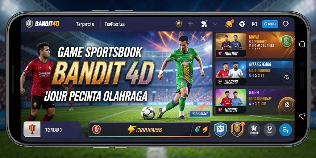 Tampilan gameplay Sportsbook yang menarik dan interaktif di BANDIT4D.