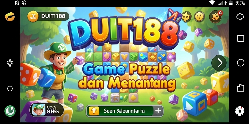 Tampilan gameplay seru dari DUIT188 yang menguji logika dan kreativitas.