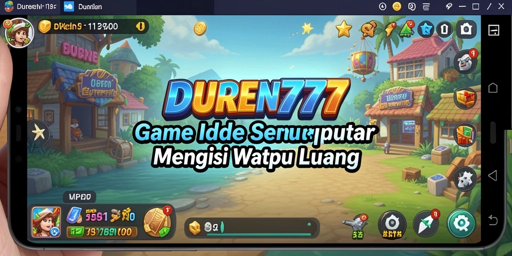 Tampilan gameplay DUREN777 yang menarik menampilkan kesenangan bermain Idle.