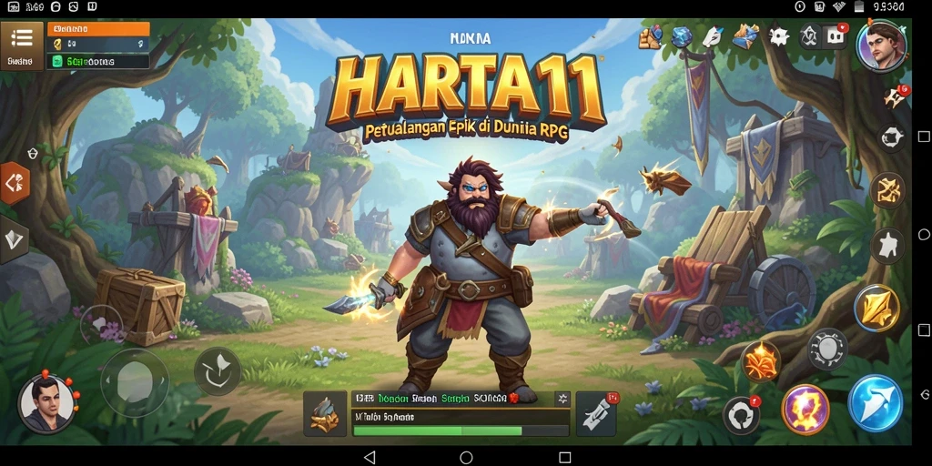 Tangkapan layar dari gameplay HARTA11 yang seru dan dinamis.