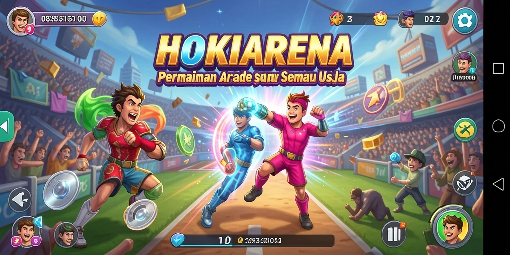 Tangkapan layar gameplay HOKIARENA yang penuh aksi dan tantangan.