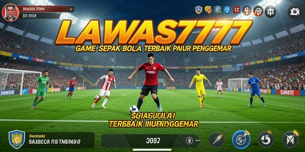 Tampilan gameplay <strong>LAWAS777</strong> yang mendebarkan saat mencetak gol.