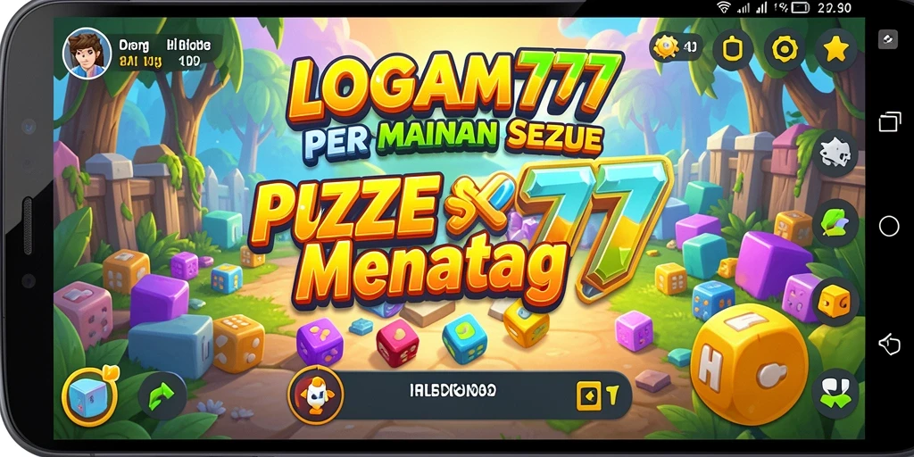 Tampilan gameplay LOGAM777 yang menarik dan menantang.