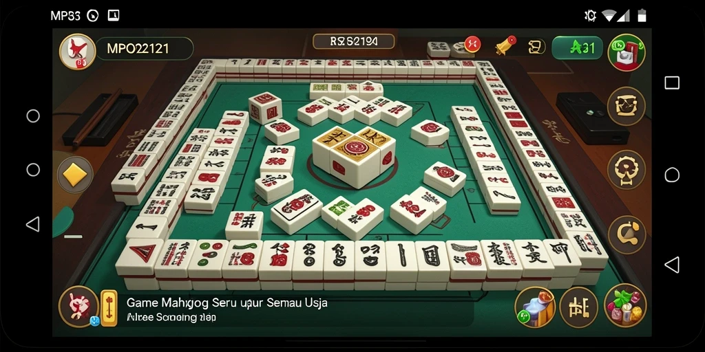 Gameplay seru dari MPO2121 yang penuh tantangan Mahjong.