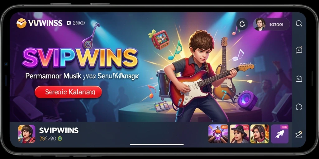 Tampilan gameplay SVIPWINS yang seru dan interaktif.