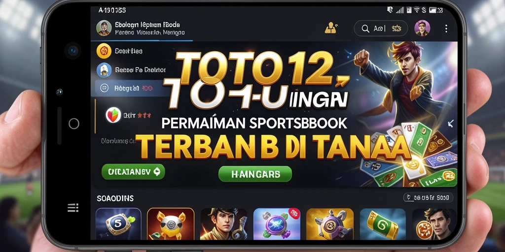 Screenshot gameplay TOTO12 yang menampilkan interface taruhan olahraga.