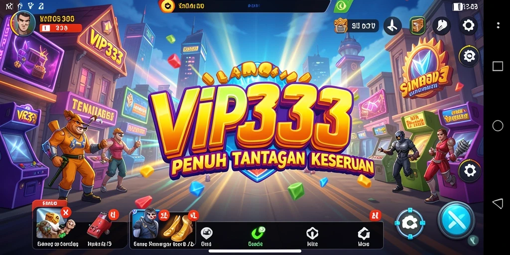 Tampilan gameplay seru dan menantang dari VIP333.